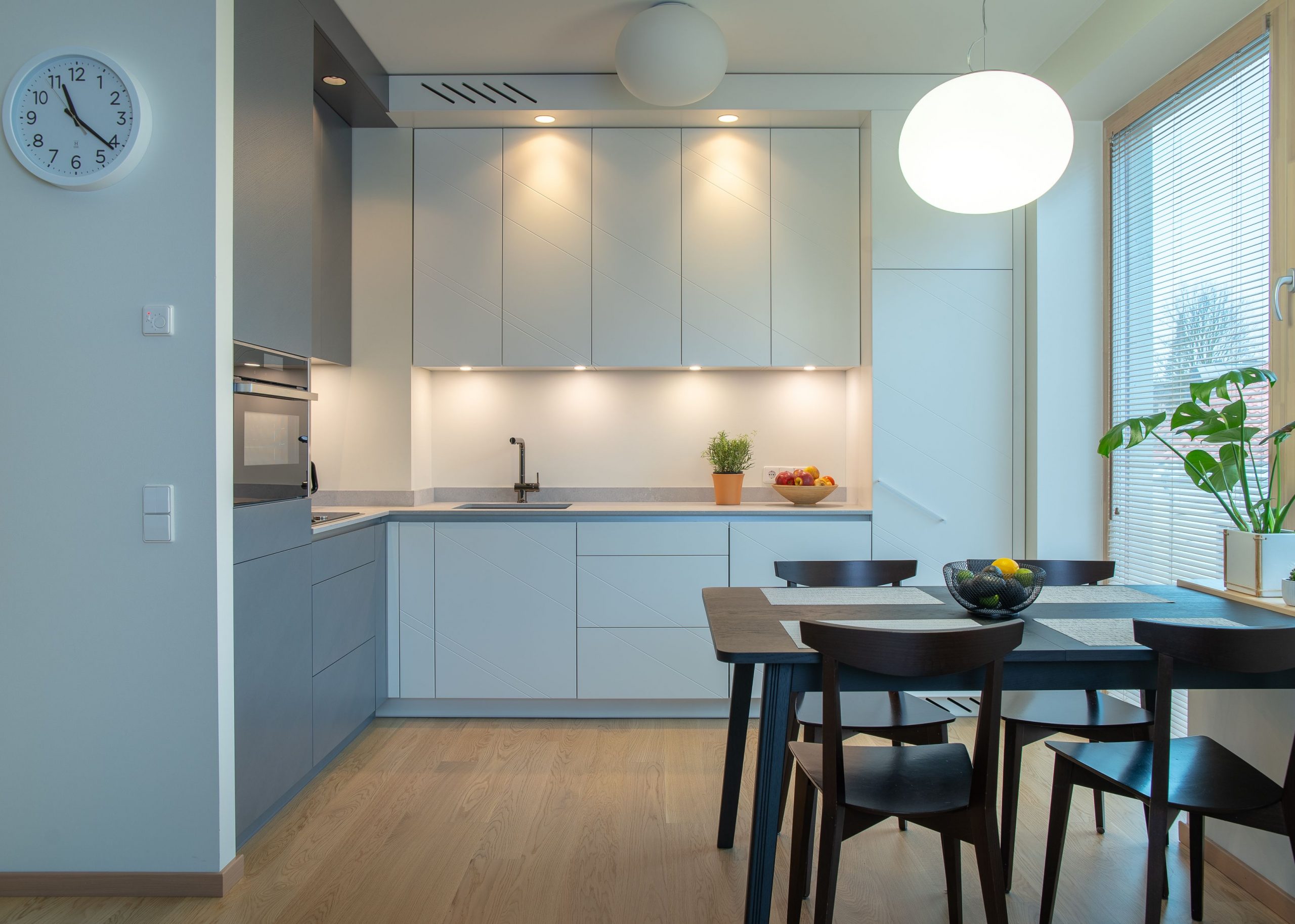 Airy Concrete quartz countertop in kitchen